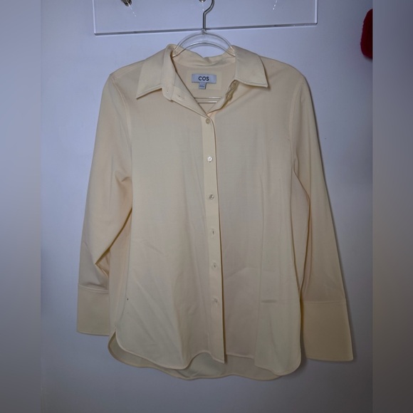 Cos oversized butter yellow button down - Picture 4 of 8
